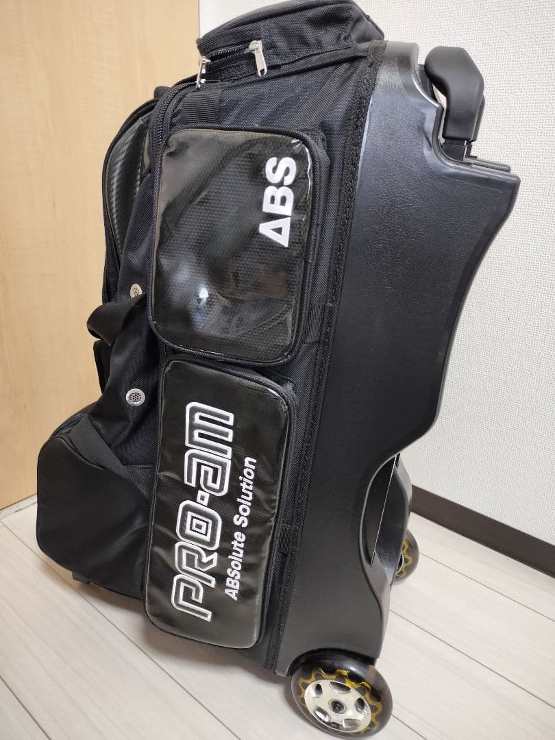 【新品ボール付】ABS ボウリング 豪華3点セット（15ポンド・4個入バッグ）