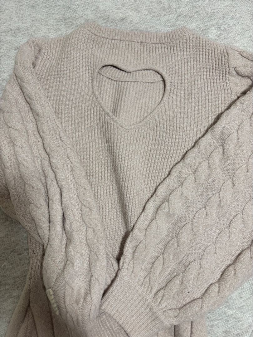 Darich ハートオープンニットワンピース