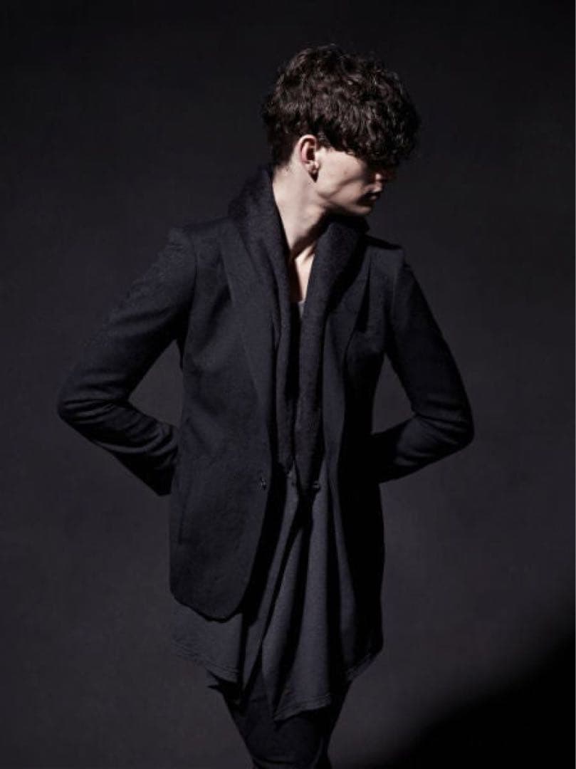 kiryuyrik テーラードジャケット ウールギャバジン 黒 ビジュアル系