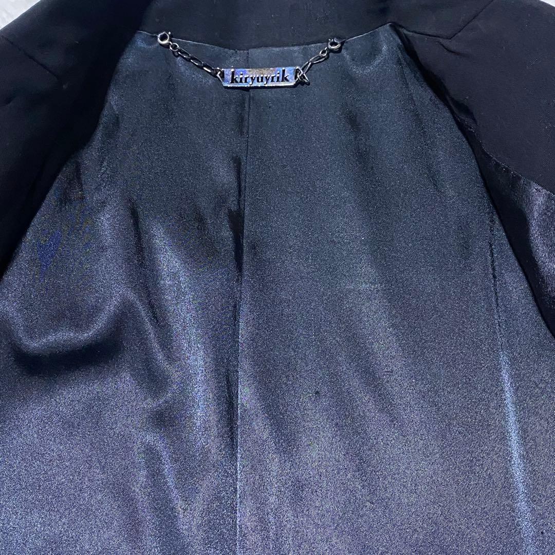 kiryuyrik テーラードジャケット ウールギャバジン 黒 ビジュアル系