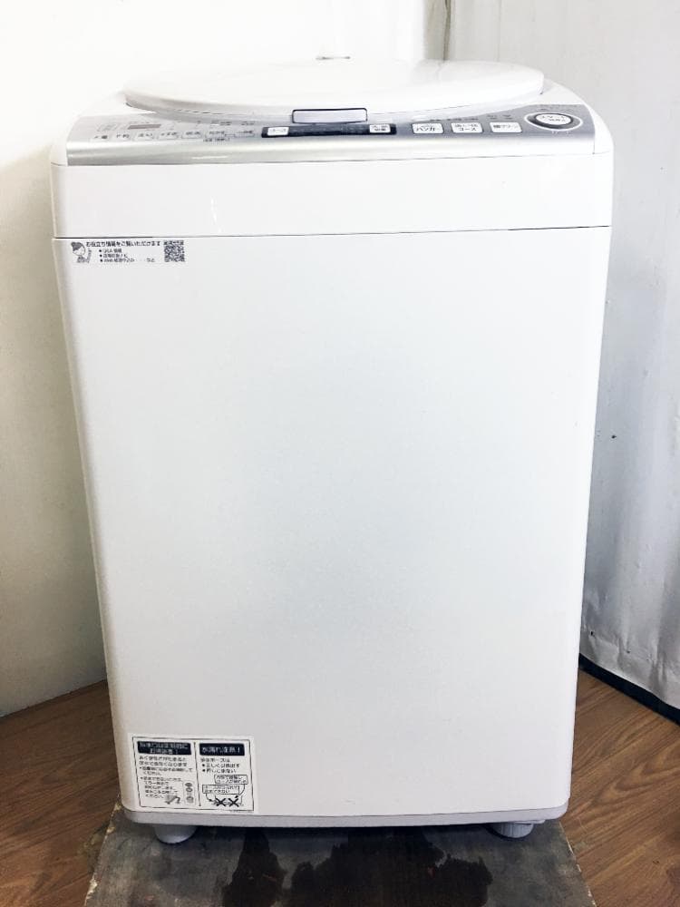 ★分解洗浄済！美品★SHARP 8kg 洗濯乾燥機【ES-TX8D-W】G27K