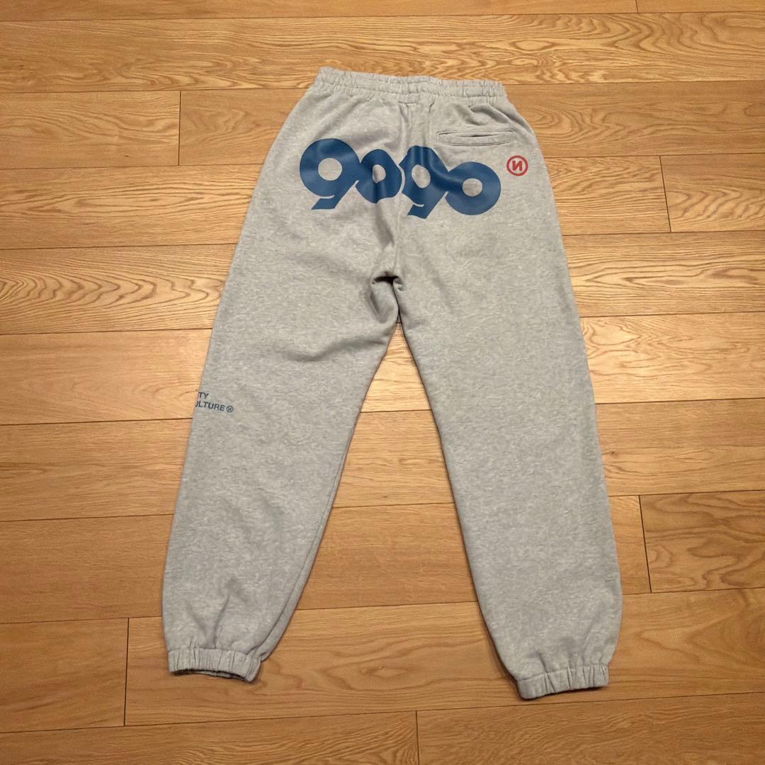 9090 グレー フード付きスウェットセット