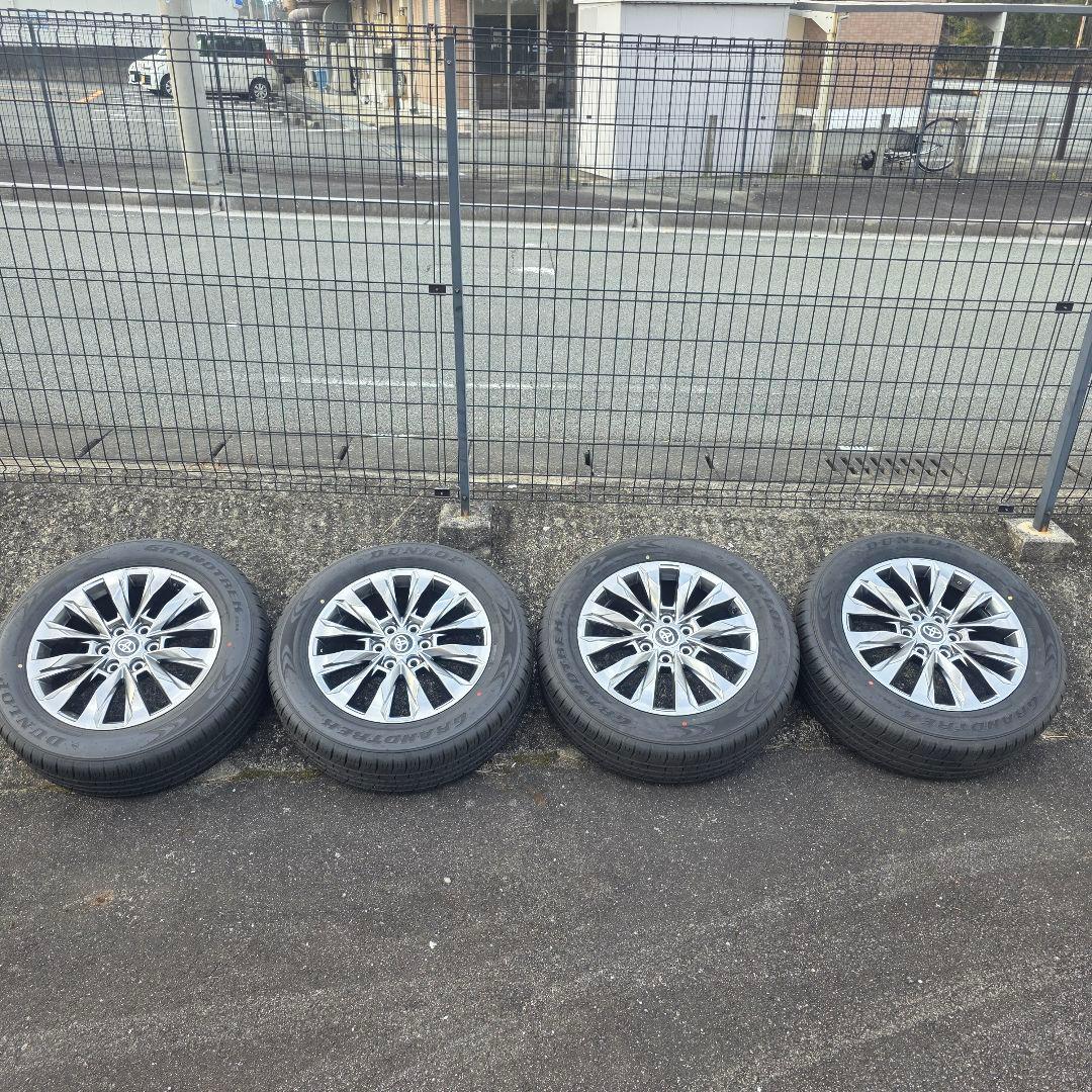 【新車外し】2024ランクル300ZX 純正ホイール★20インチタイヤセット4本