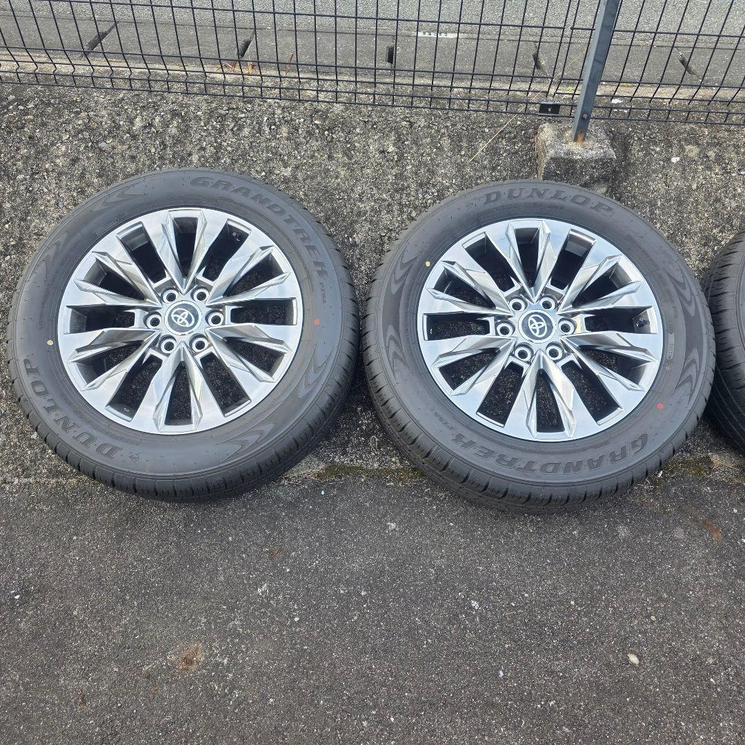 【新車外し】2024ランクル300ZX 純正ホイール★20インチタイヤセット4本