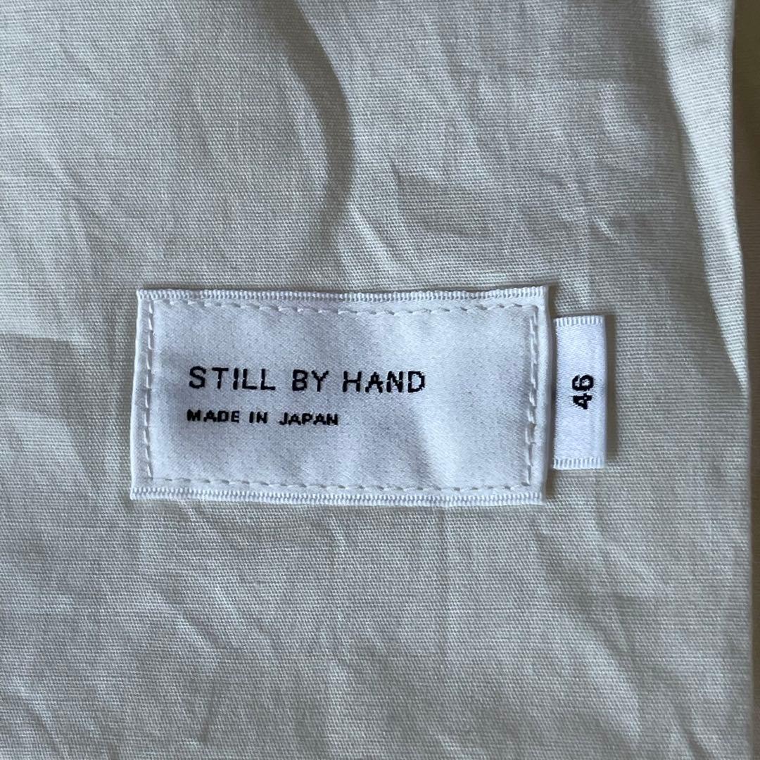 STILL BY HAND シルクネップイージーパンツ(OFF WHITE)