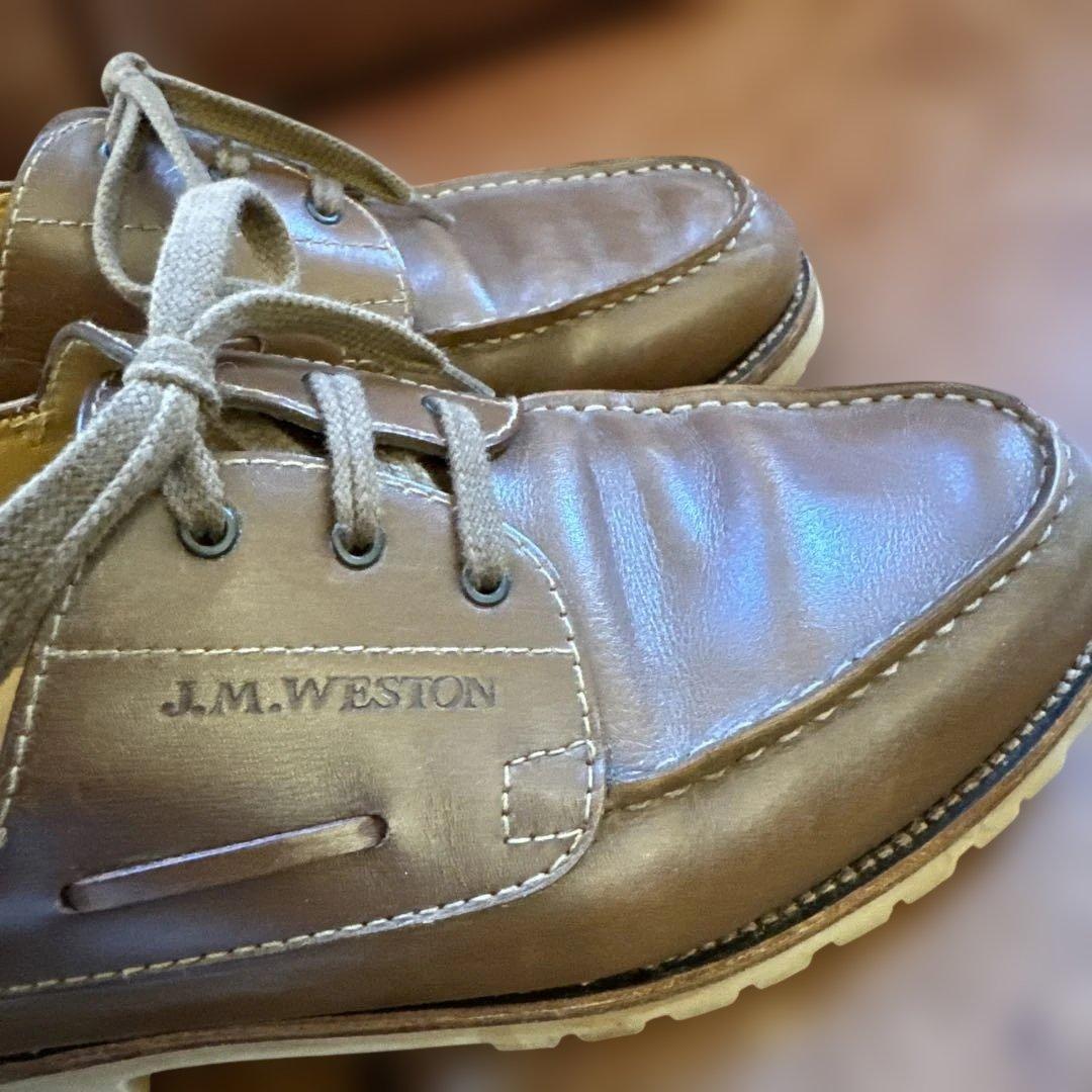 ジェイエムウェストン 690 ヨット 希少廃盤ロシアンカーフ仕様タンブラウン７Ｃ