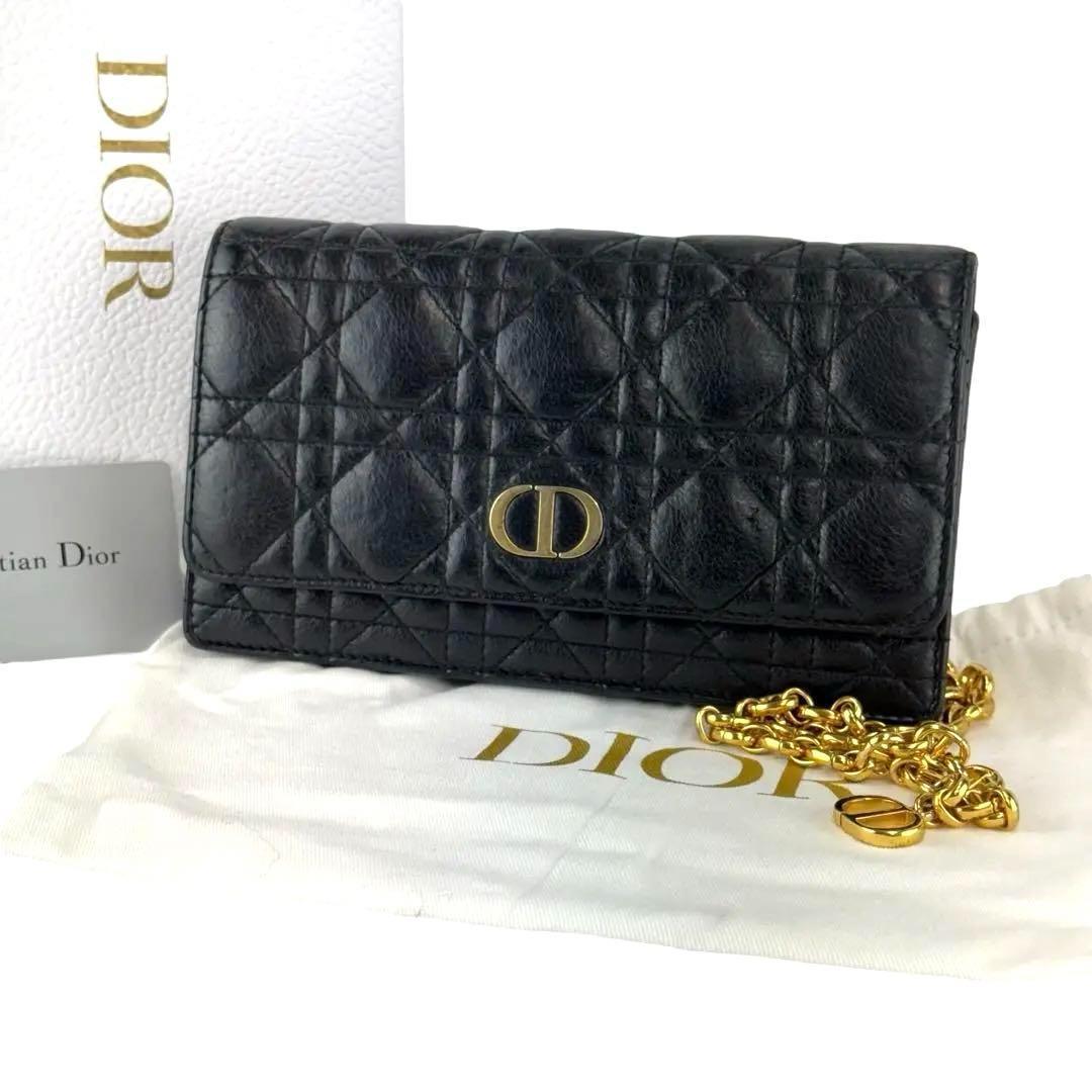 【美品】ディオール　カロ　ショルダーバッグ　チェーンウォレット　トート　ハンド
