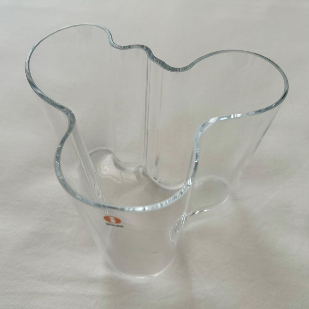 イッタラアルヴァアアルトAlvar Aaltoフラワーベースクリア