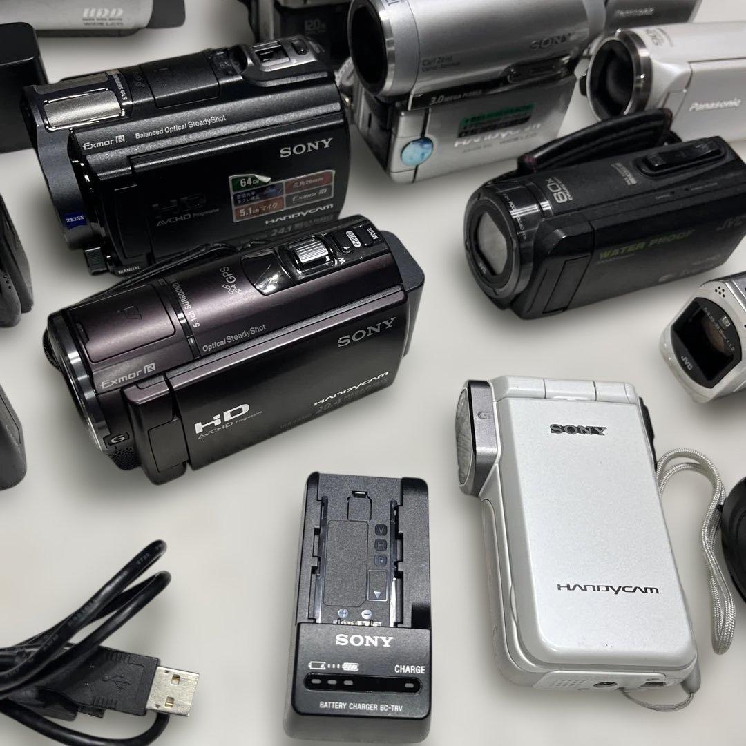 ハンディカメラ　14台まとめ《ジャンク》
