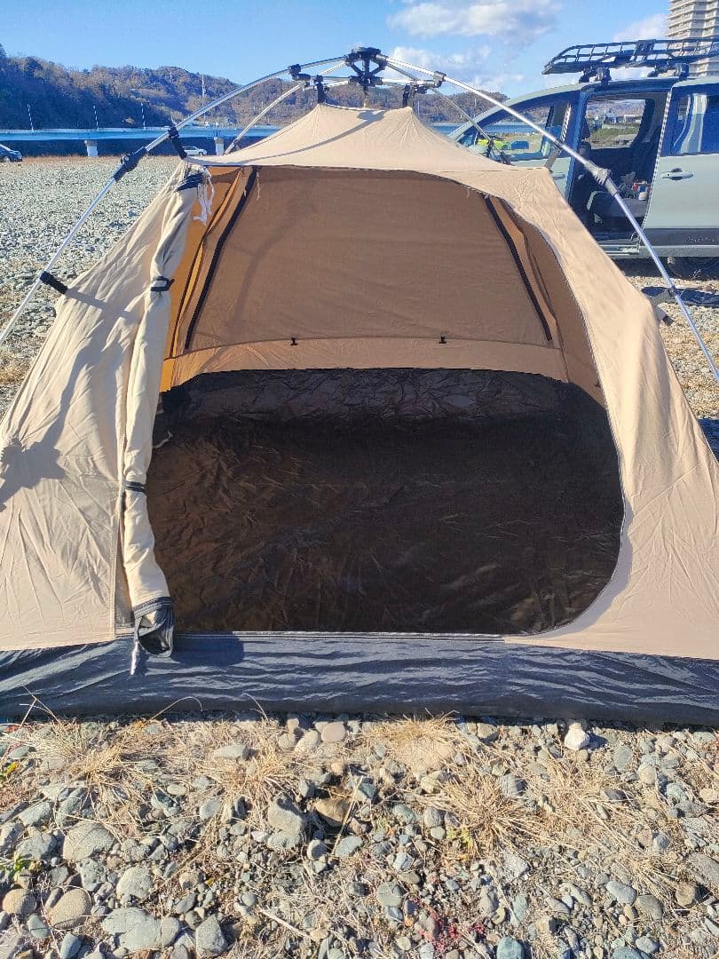 DOD ワンタッチ カンガルーテントM　専用フライシート付き