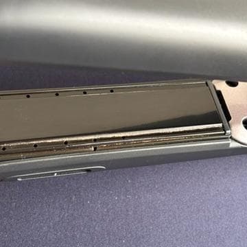 【美品・動作済】パナソニック ストレートアイロン ナノケア 黒 EH-HS9J