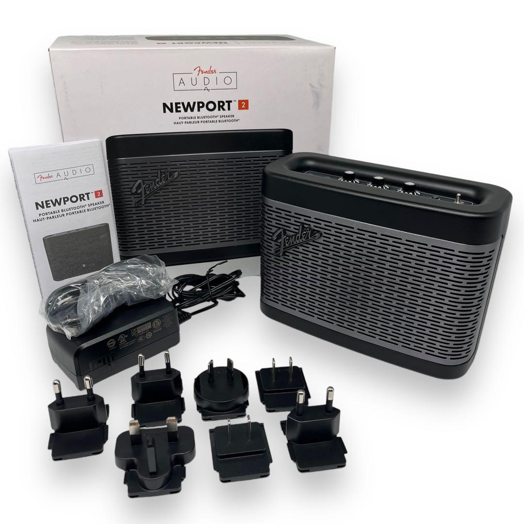【未使用】Fender japan　NEWPORT2　スピーカー　ブラック