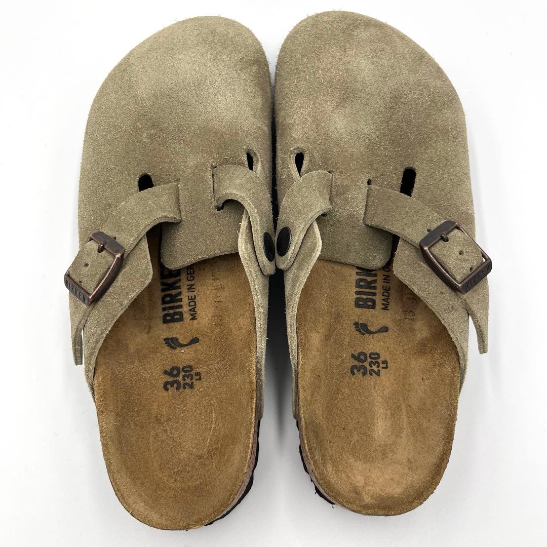 【美品】BIRKENSTOCKビルケンシュトック ボストン 36 トープ