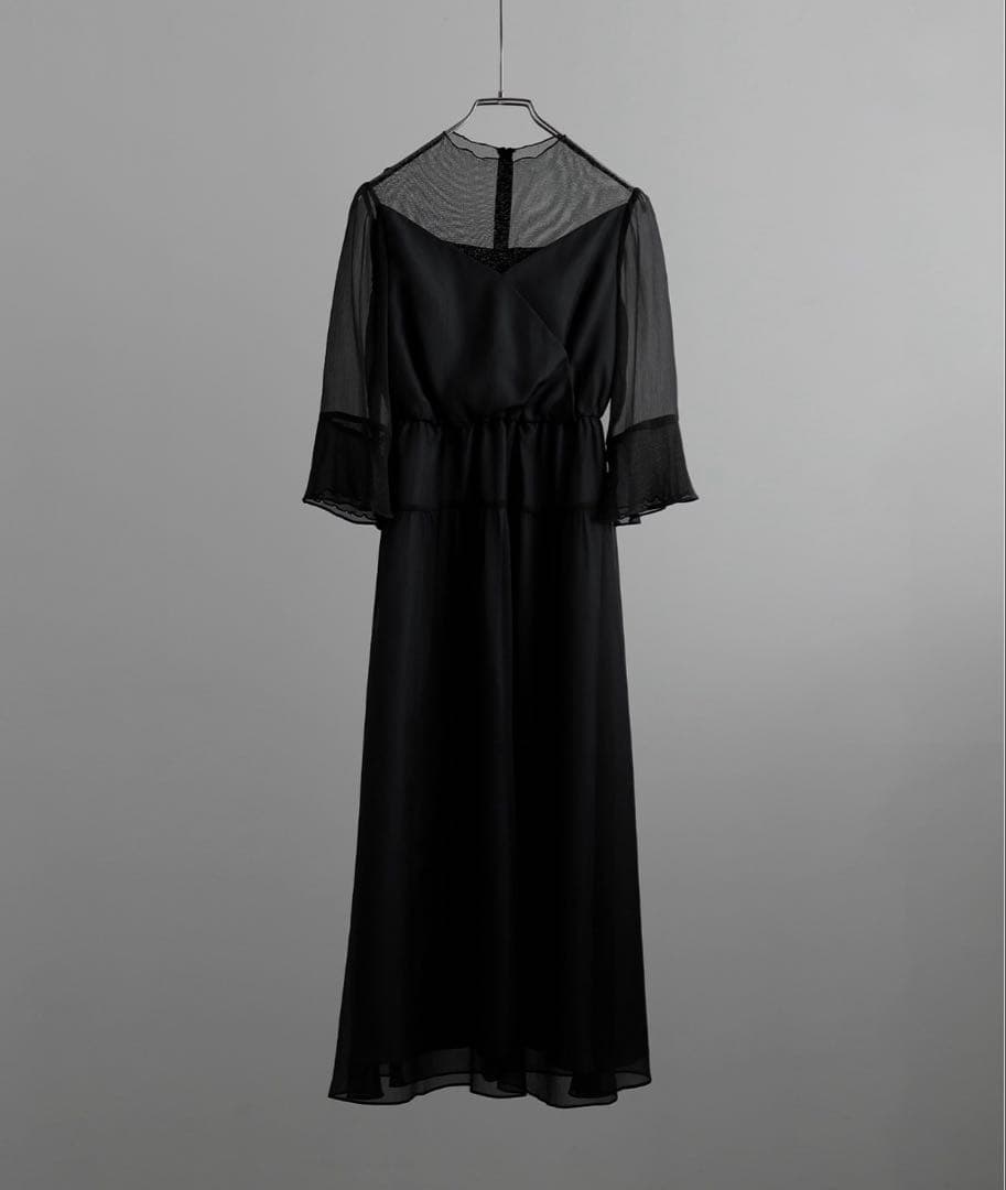 etoll. ラメチュールシフォンドレス