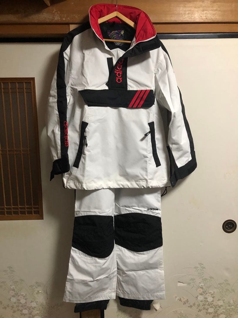 adidas アディダス　スノーボード　スキーウェア上下 M 90s 日本製