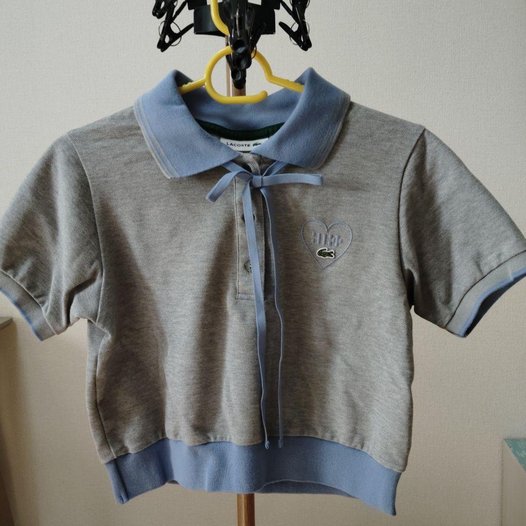 ILLIT/LACOSTEクロップドポロSほぼ未使用品 付属品全てあり　ほぼ新品