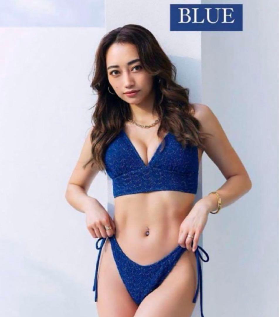 ALENCY ラメニット ブルー