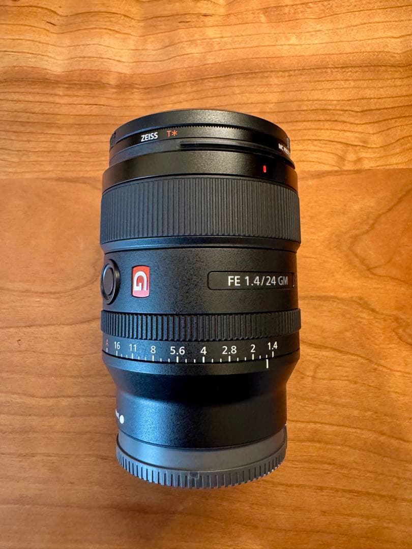 新品同様 ソニー SONY FE 24mm F1.4 GM 純正フィルター付