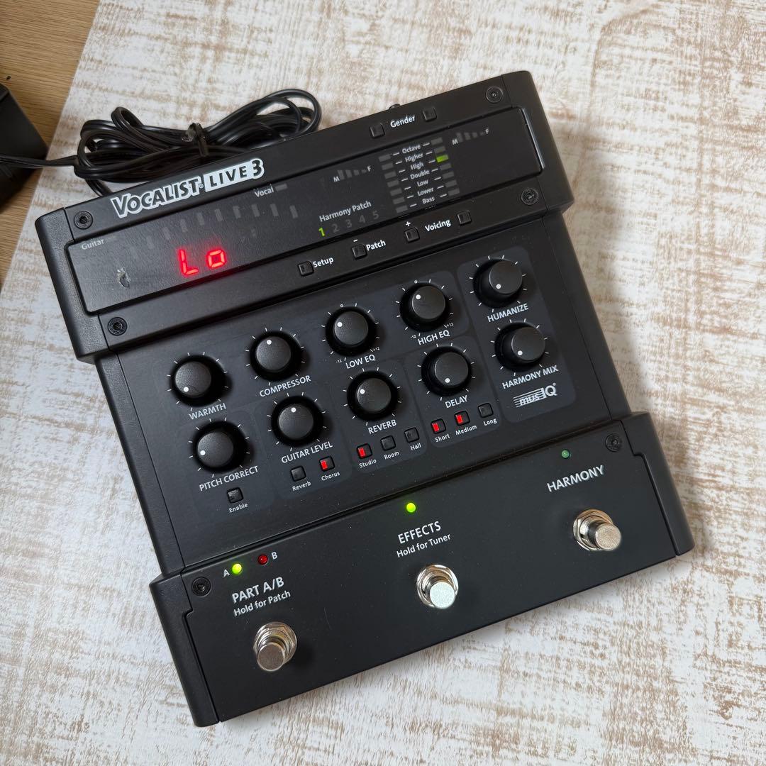 Digitech Vocalist Live 3 アダプター付き　希少　箱付き