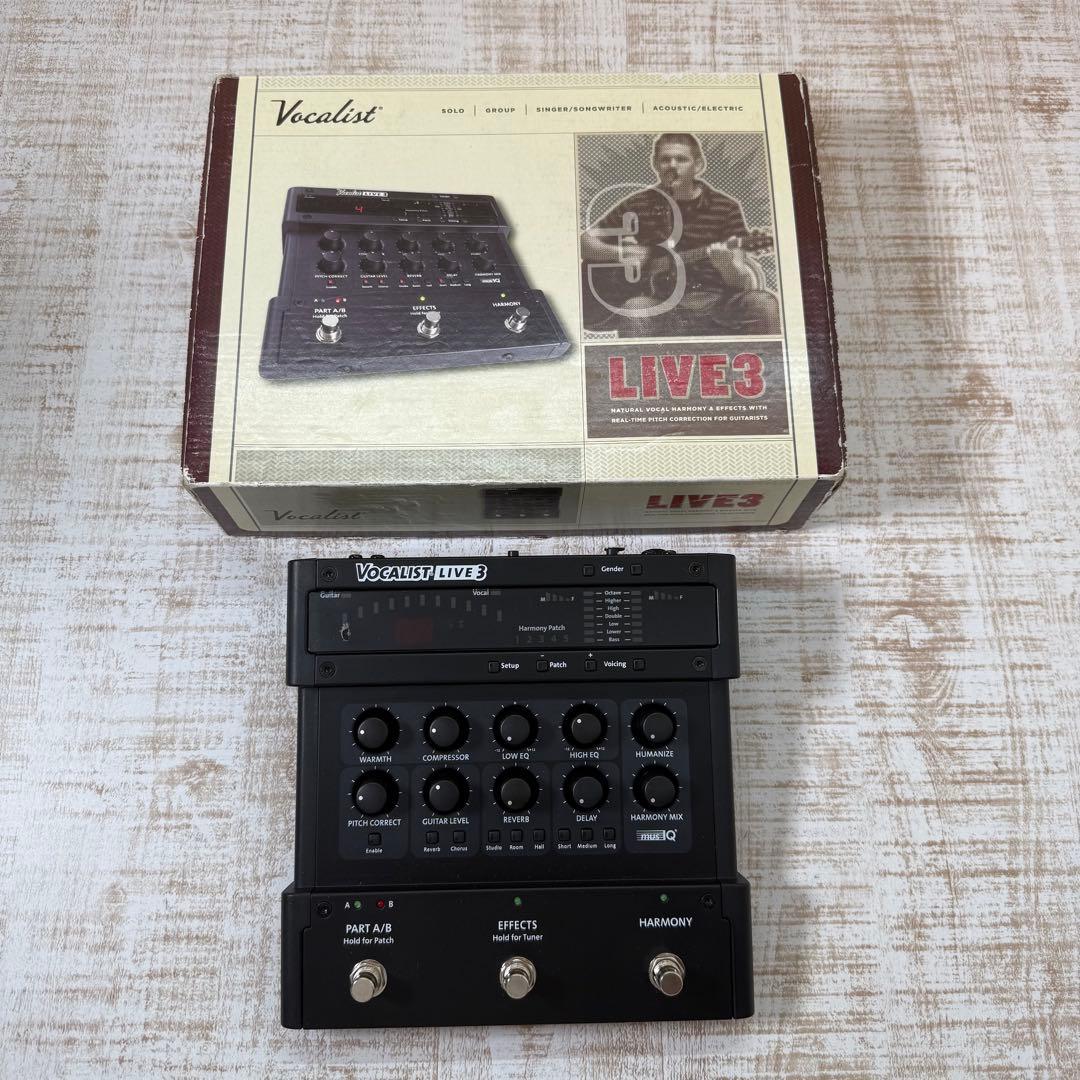 Digitech Vocalist Live 3 アダプター付き　希少　箱付き
