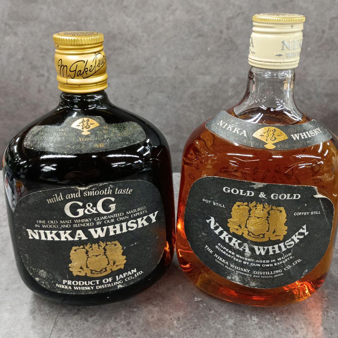 NIKKA WHISKY G&G Gold & Gold 2本セット　未開栓