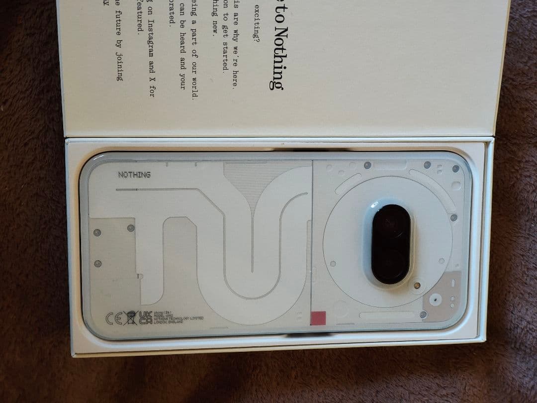 Nothing phone2a 256gb 国内モデル