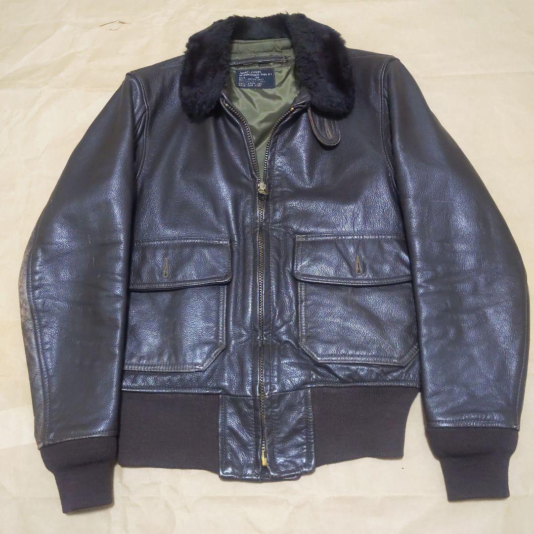 アメリカ海軍フライトジャケット G−1 ブリルブロス 36 実物放出良品