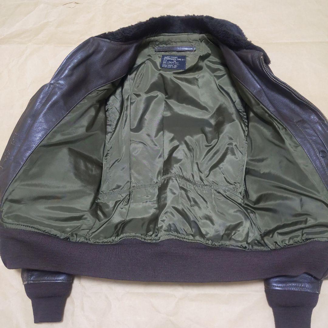 アメリカ海軍フライトジャケット G−1 ブリルブロス 36 実物放出良品