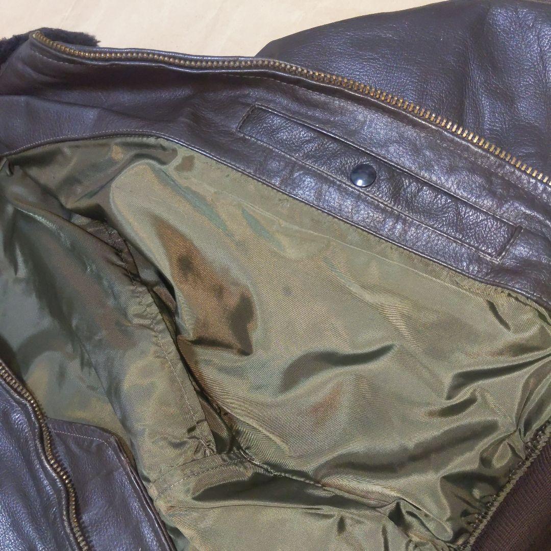 アメリカ海軍フライトジャケット G−1 ブリルブロス 36 実物放出良品