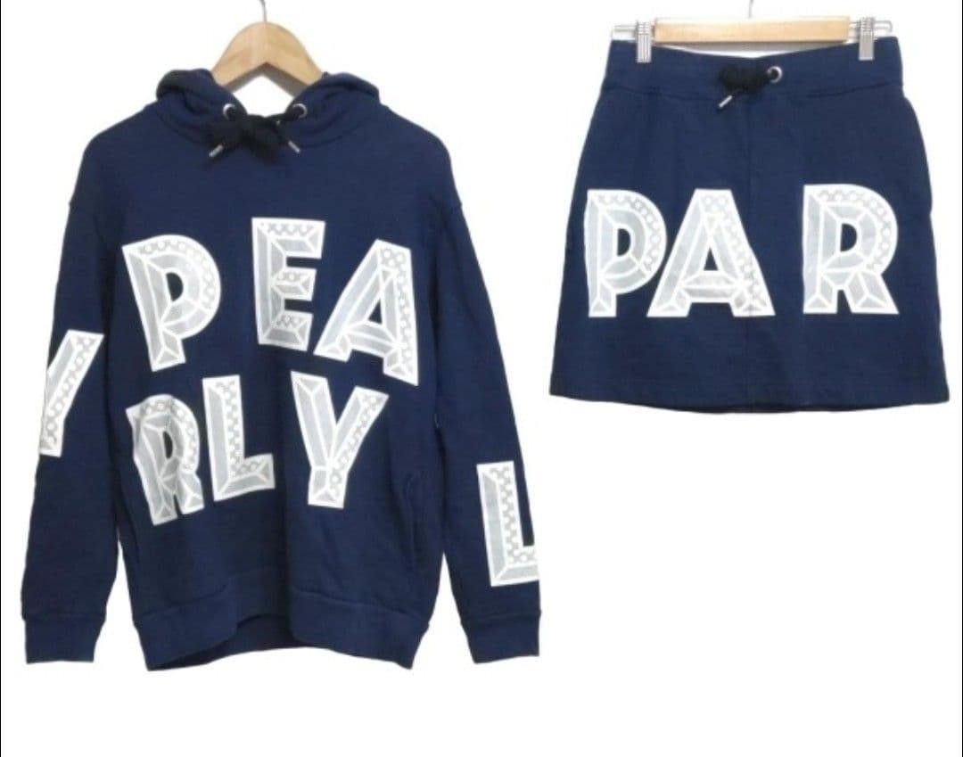 パーリーゲイツ　ブルー　パーカー　セットアップ