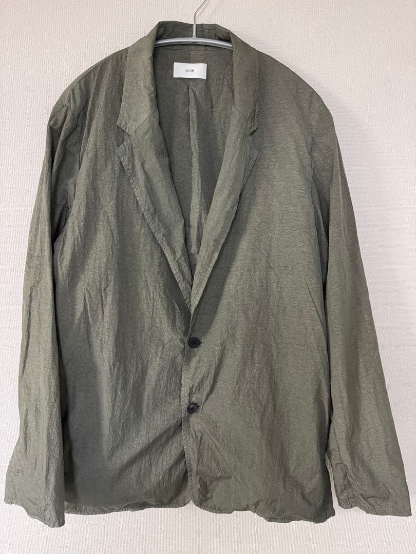 ATON ナイロンジャケット サイズ04 オリーブ