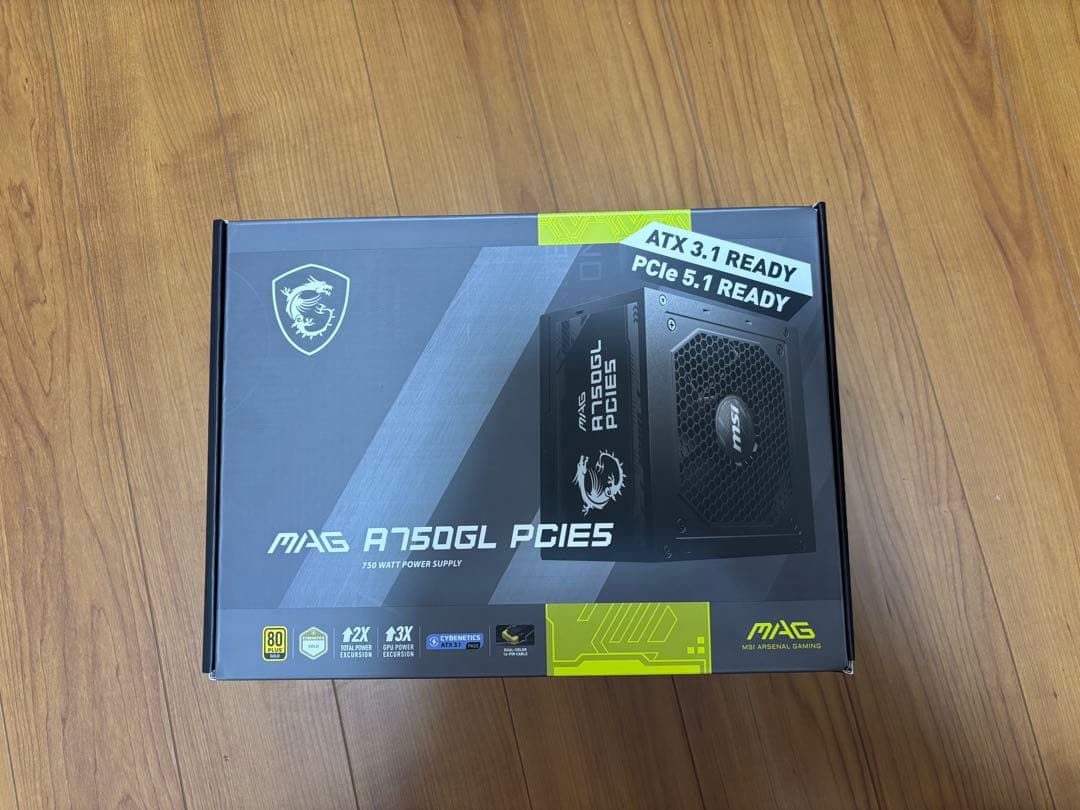 PC用 ATX電源 750W MSI MAG A750GL PCIE5