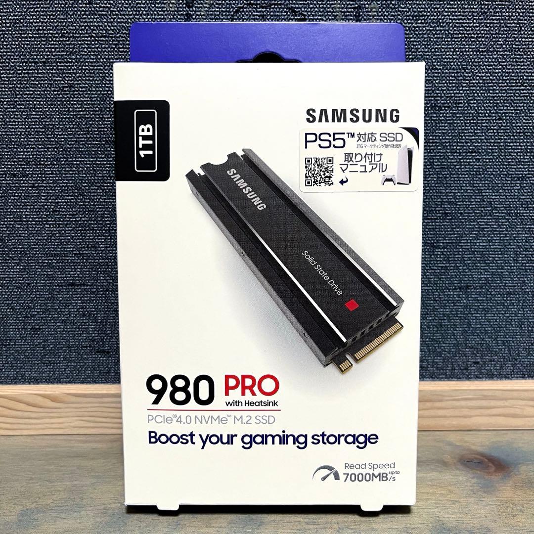 新品　SAMSUNG　SSD　980　PRO with Heatsink　1TB