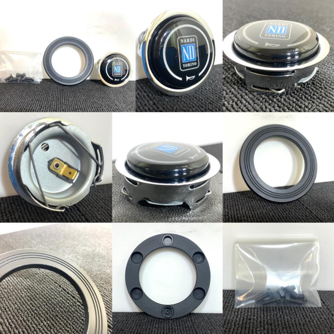 ナルディ クラシック レザーステアリング ホーンボタン・リング付き 美品 正規品