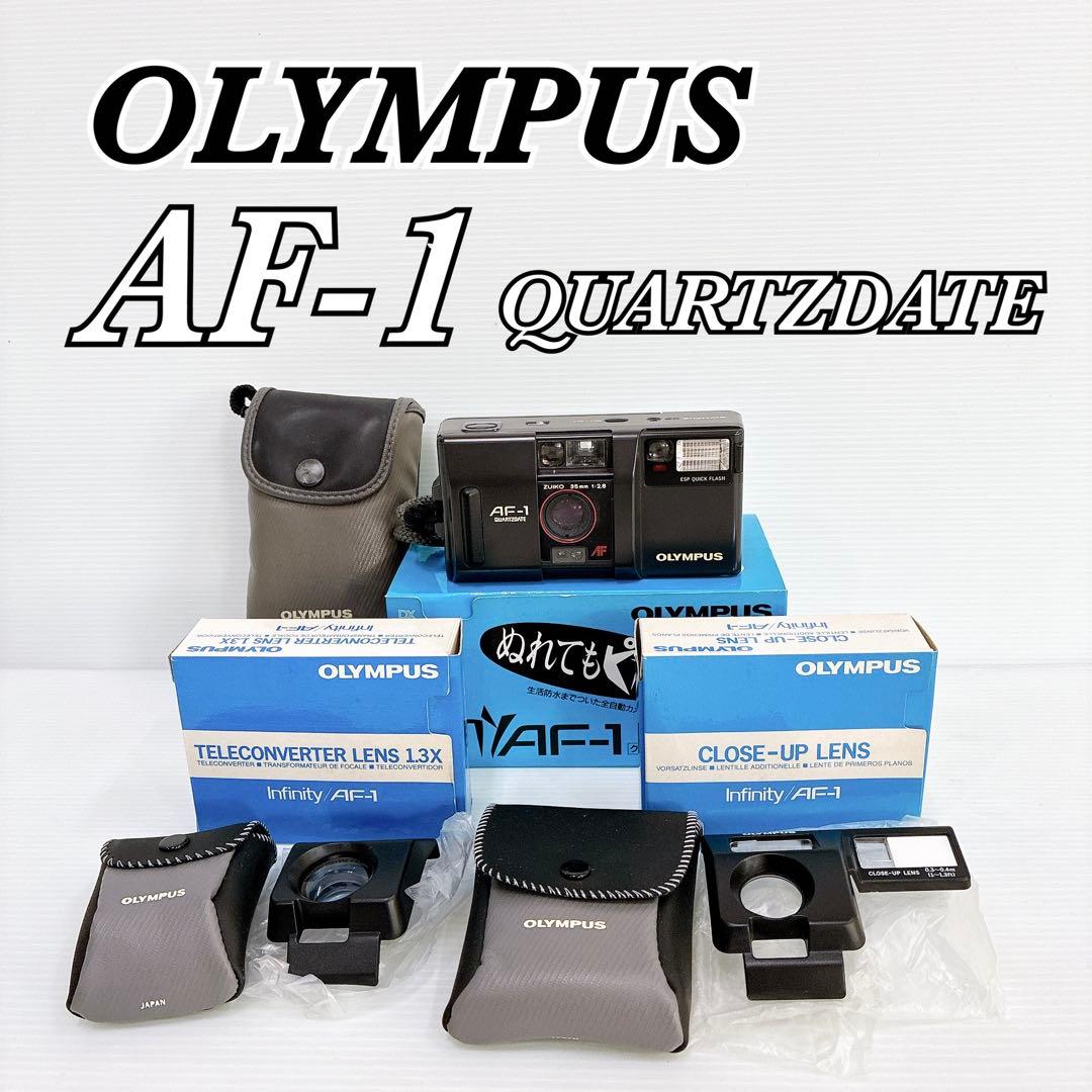【希少 別売り付属品付き】OLYMPUS AF-1 QD 動作確認済