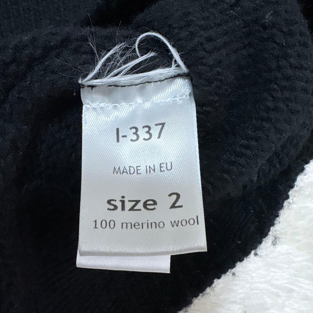 美品✨2024AW クリステンセンドゥノルド ニットベスト I-337 ブラック