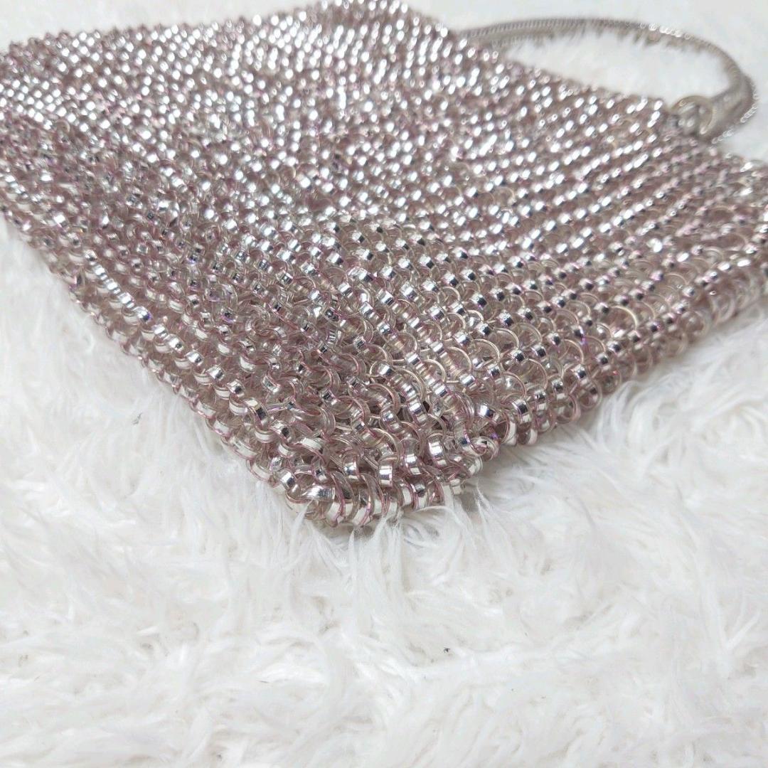 【人気カラー】ANTEPRIMA ワイヤーバッグ スクエア ピンクシルバー