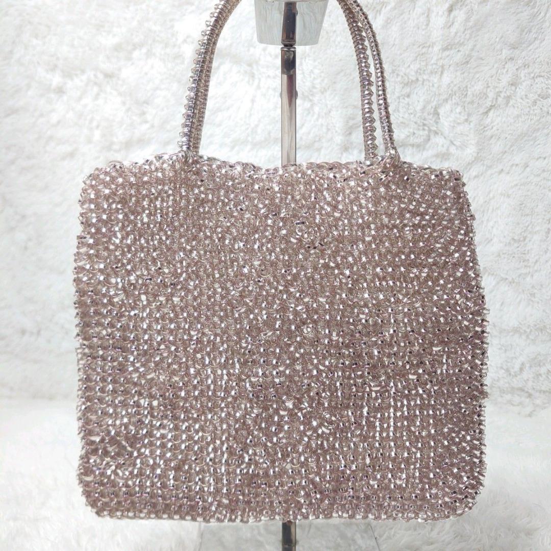 【人気カラー】ANTEPRIMA ワイヤーバッグ スクエア ピンクシルバー