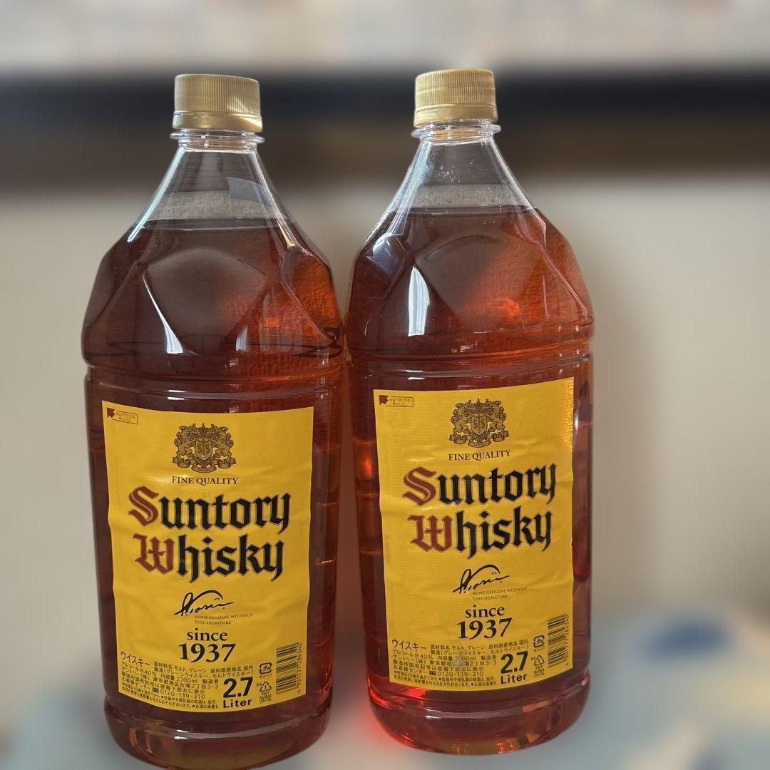 【未開封】角瓶　2.7 ℓ　サントリー　ウィスキー　角　2本