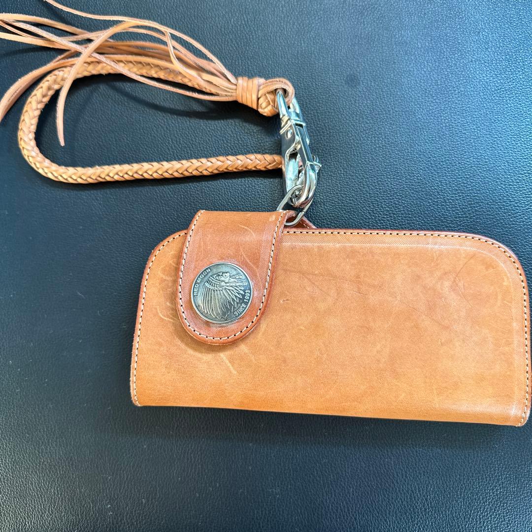 RED MOONレザー ウォレットロープ付き　CW-02A