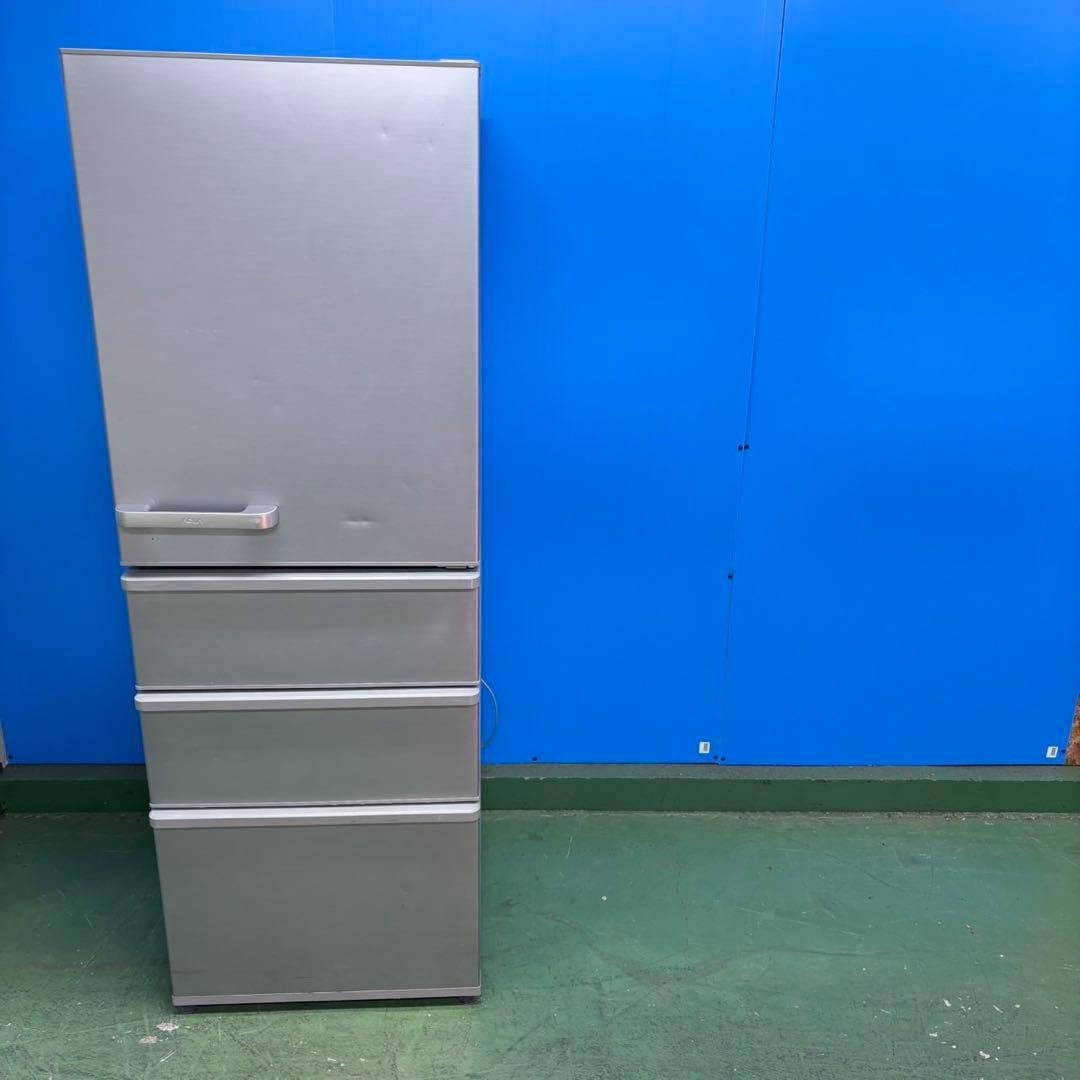 657 AQUA大型冷蔵庫 300L〜400L家庭用　一人暮らし　右開き