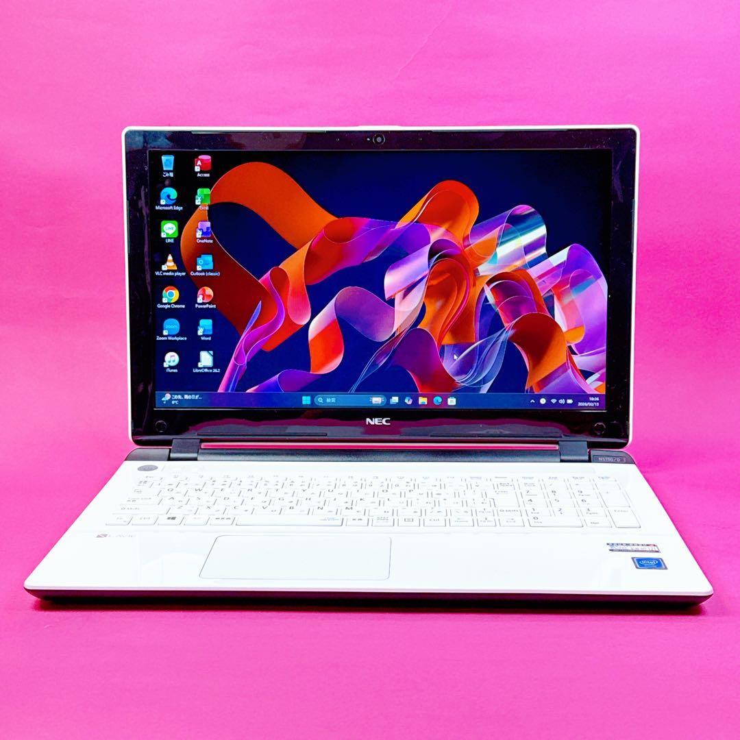 爆速SSD⭐️windows11ノートパソコン Office2021 カメラ