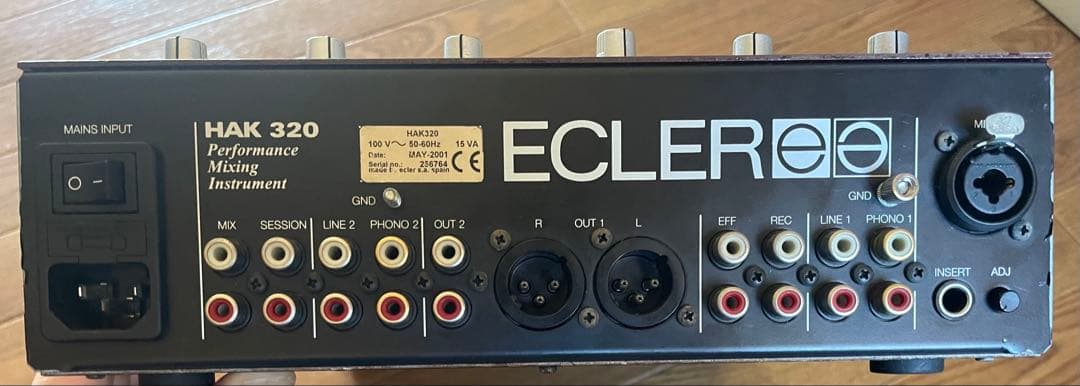 ECLER HAK 320 DJミキサー