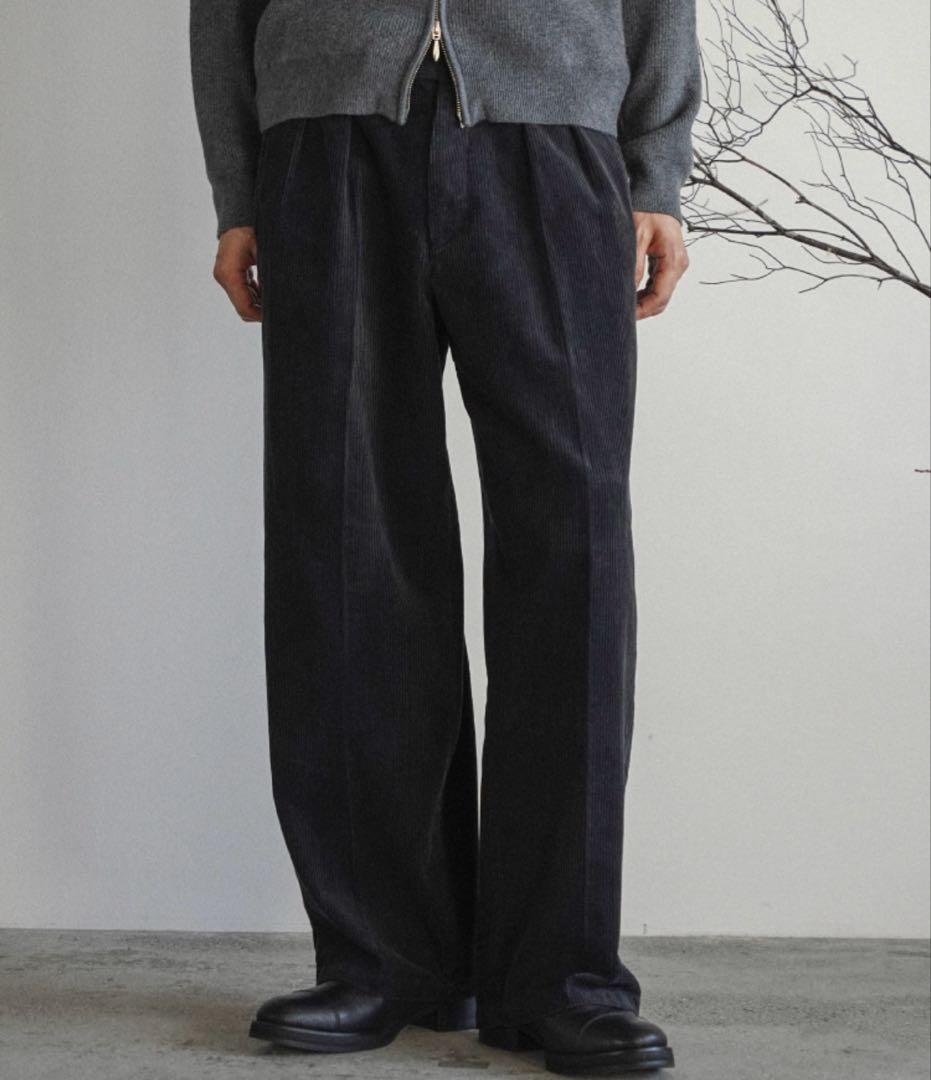 shiun AGED CORDUROY TROUSERS Sサイズ