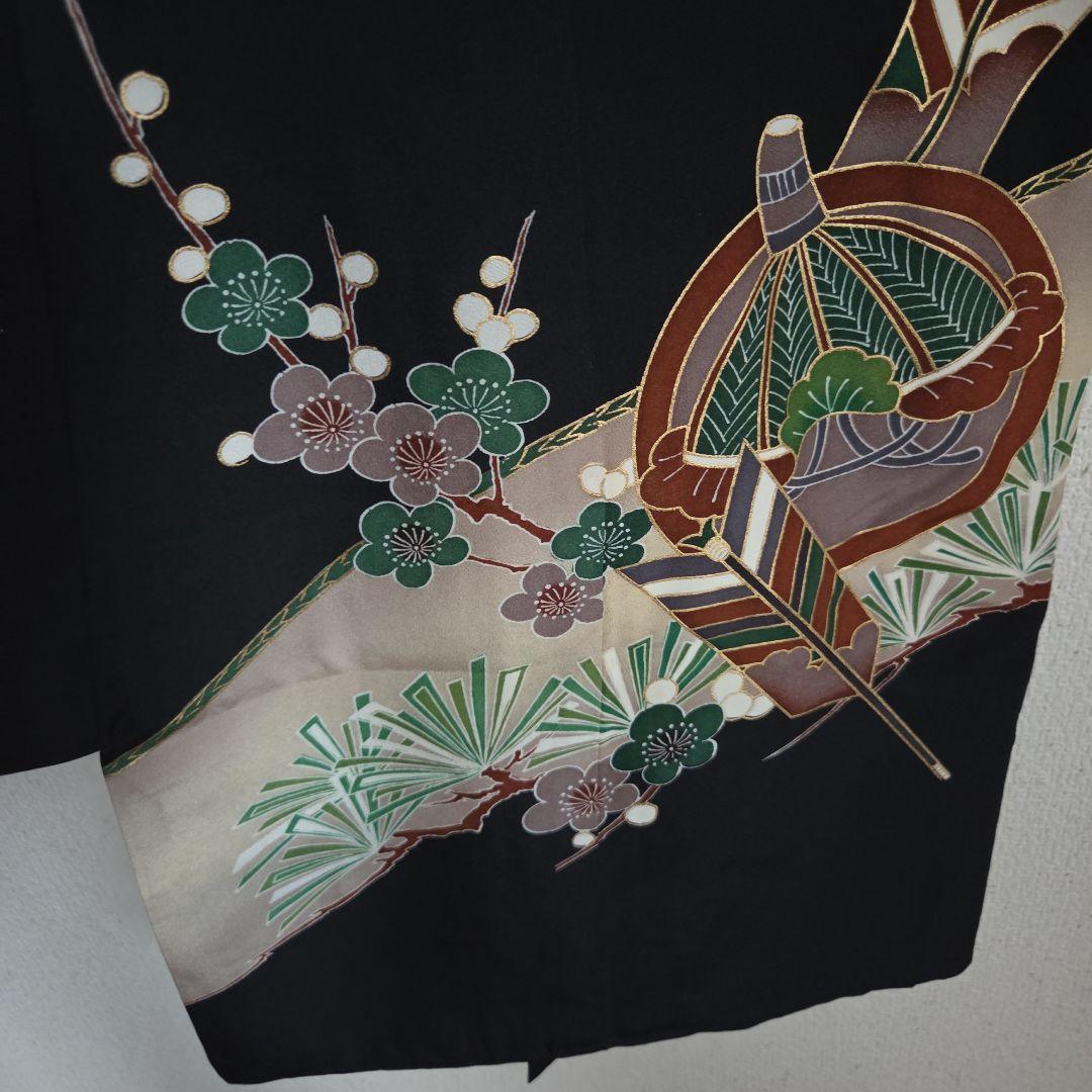 hana　1-17 正絹　男の子お祝い着物　長襦袢付き　産着　七五三　逸品