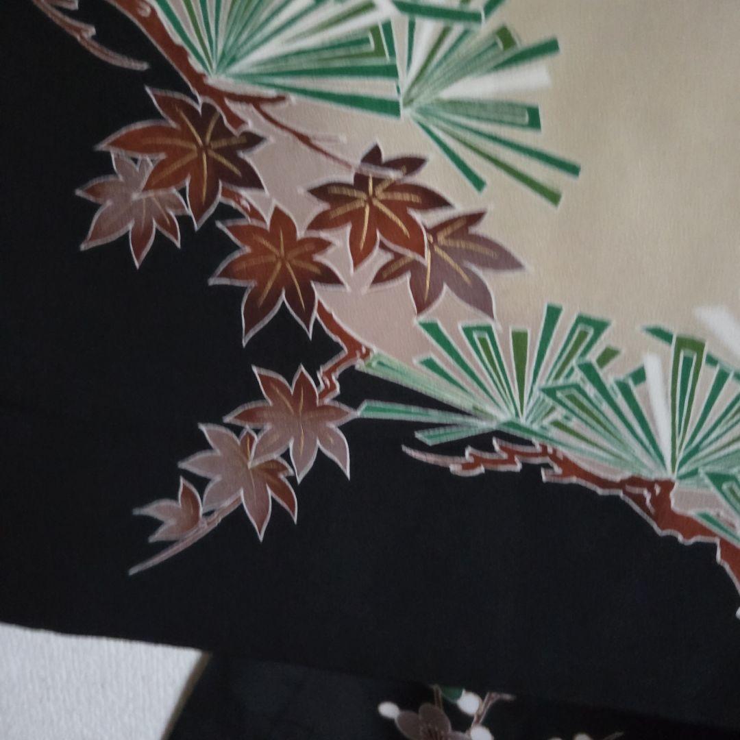 hana　1-17 正絹　男の子お祝い着物　長襦袢付き　産着　七五三　逸品