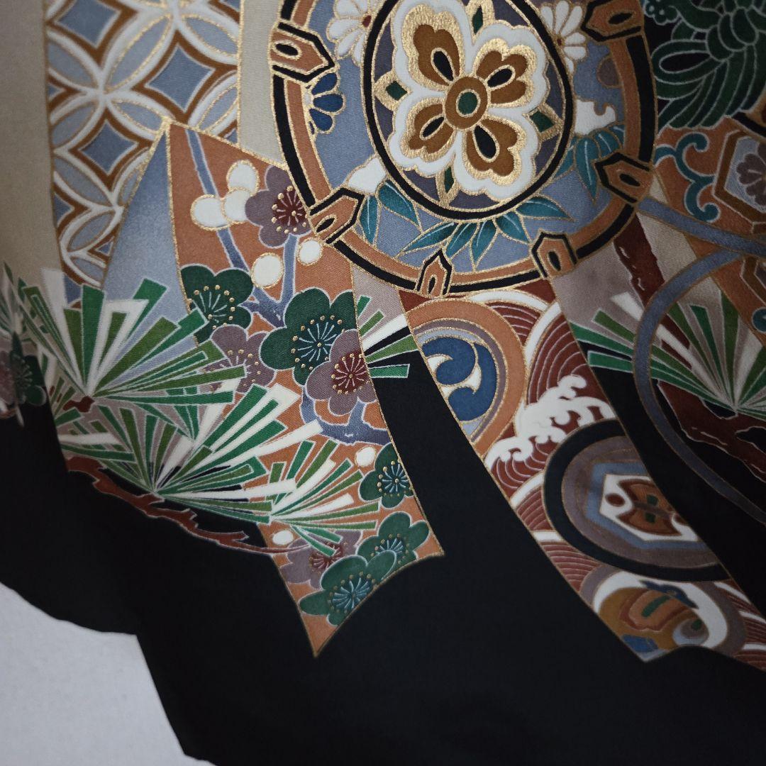 hana　1-17 正絹　男の子お祝い着物　長襦袢付き　産着　七五三　逸品