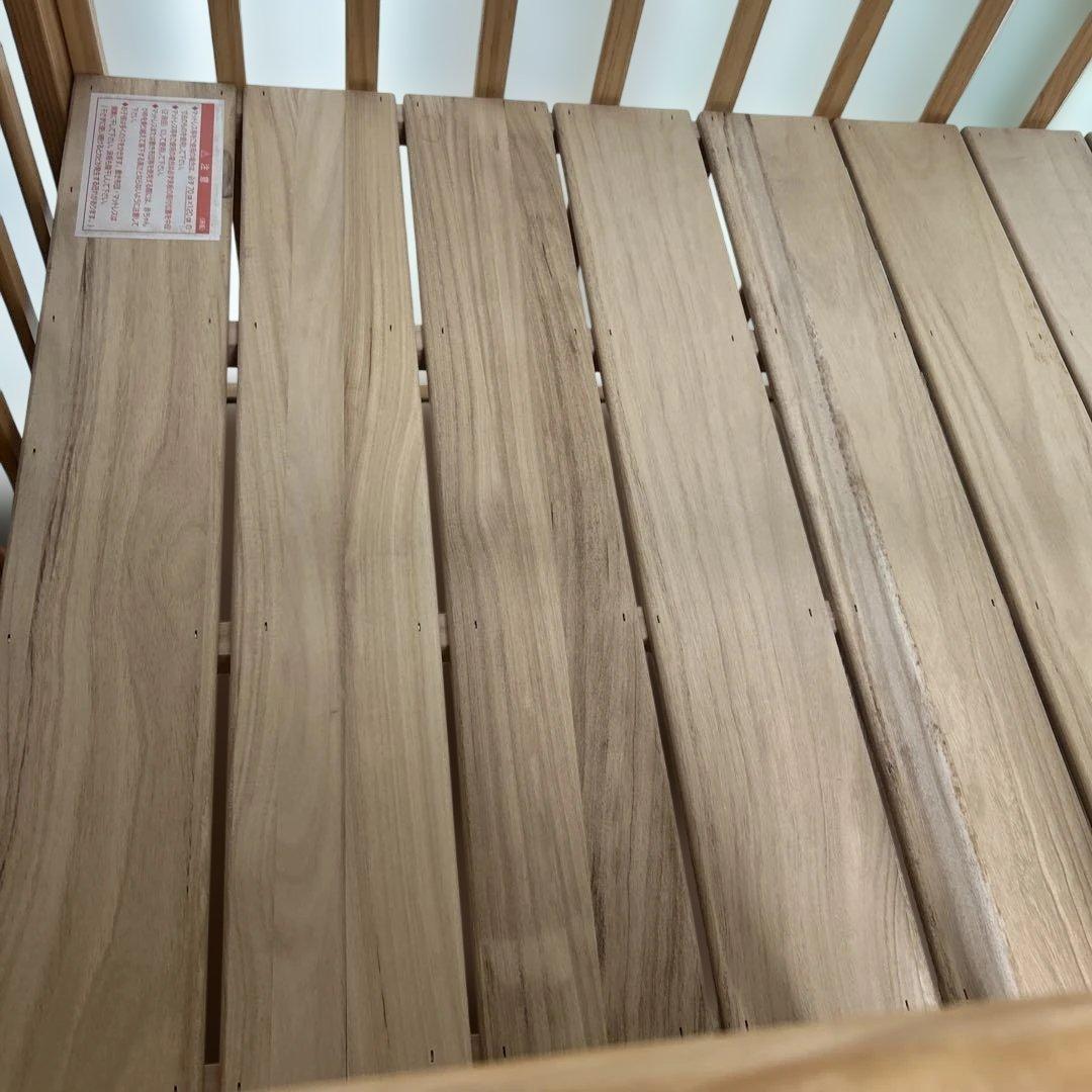 カトージ　ハイポジション ベビーベッド アーチ ナチュラル レギュラー