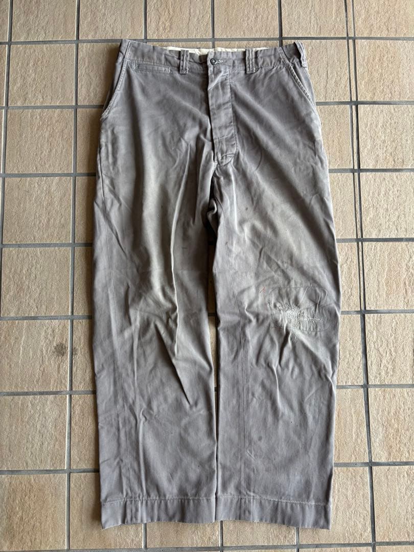 60s ワークチノパンツ グレー
