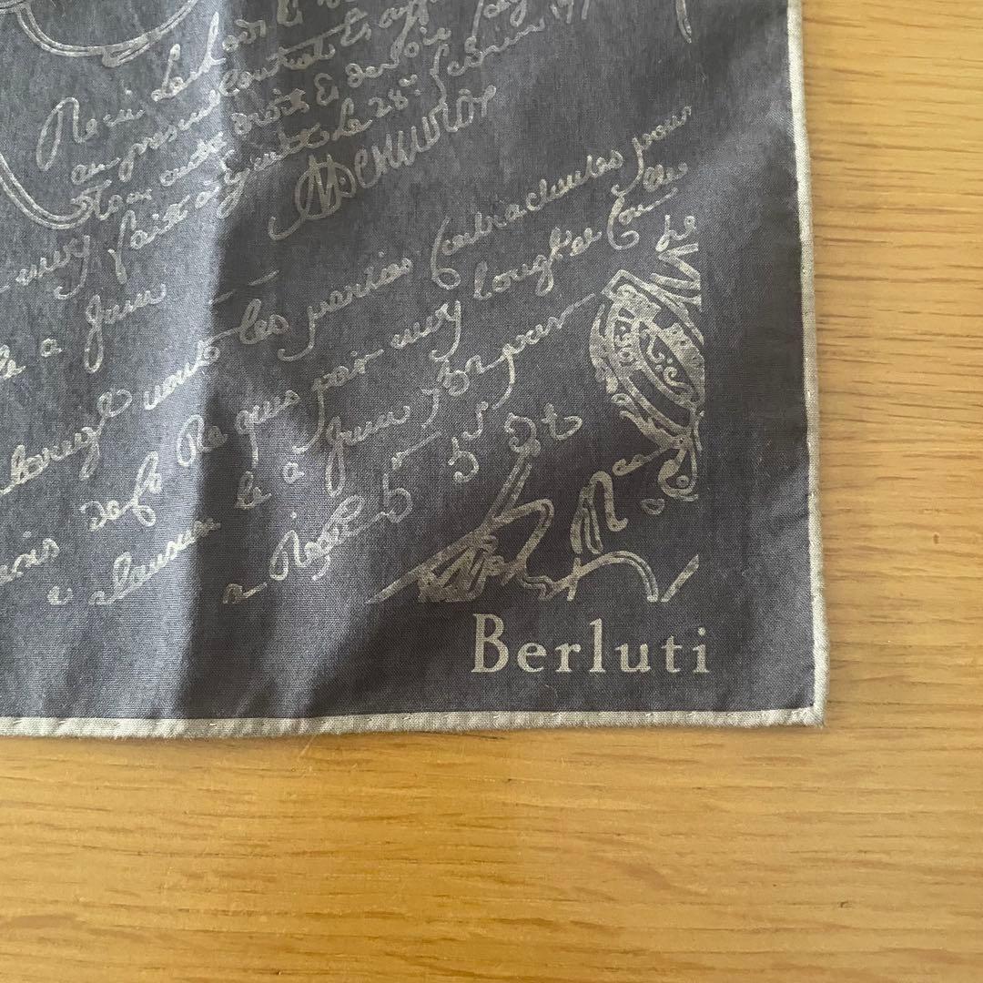 Berluti ベルルッティ　ハンカチ　コットン